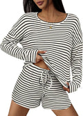 Shorts Pajama Set - Long Sleeve - 2 Piece