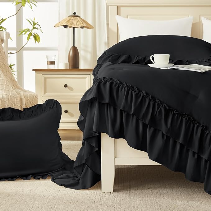 Microfiber Comforter Set - California King - 104 x 96 in - 3 Piece