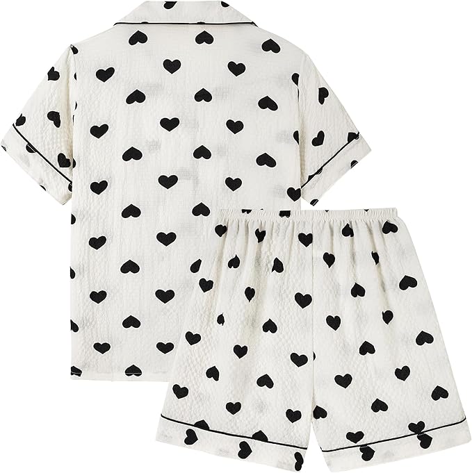 Shorts Pajama Set - Short Sleeve - 2 Piece