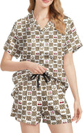 Women's Pajama Set - Short Sleeve - 2 Piece