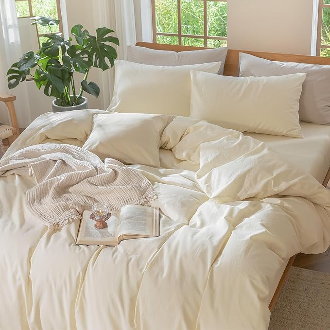 Linen Duvet Cover Set - Queen