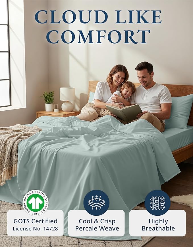 Linen Bed Sheet Set - Full - 4 Piece