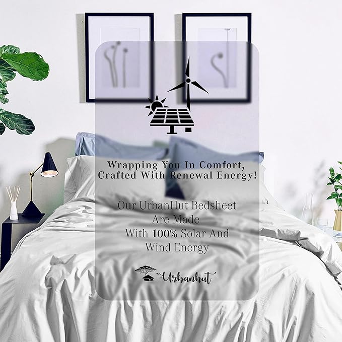 100% Cotton Duvet Cover Set - King - 3 Piece