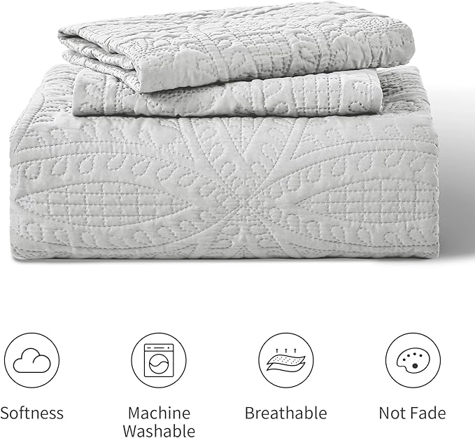 Quilt Set - King - 3 Piece