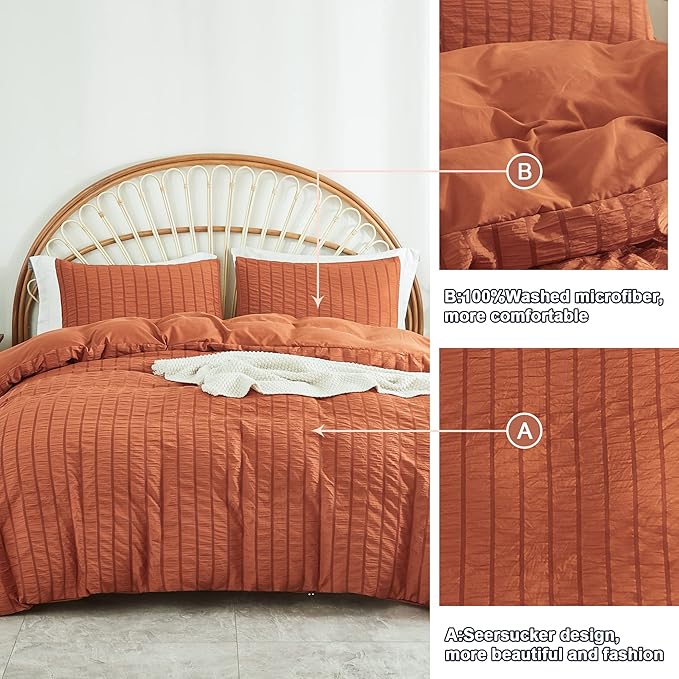 Microfiber Duvet Cover Set - King - 104 x 90 in - 3 Piece