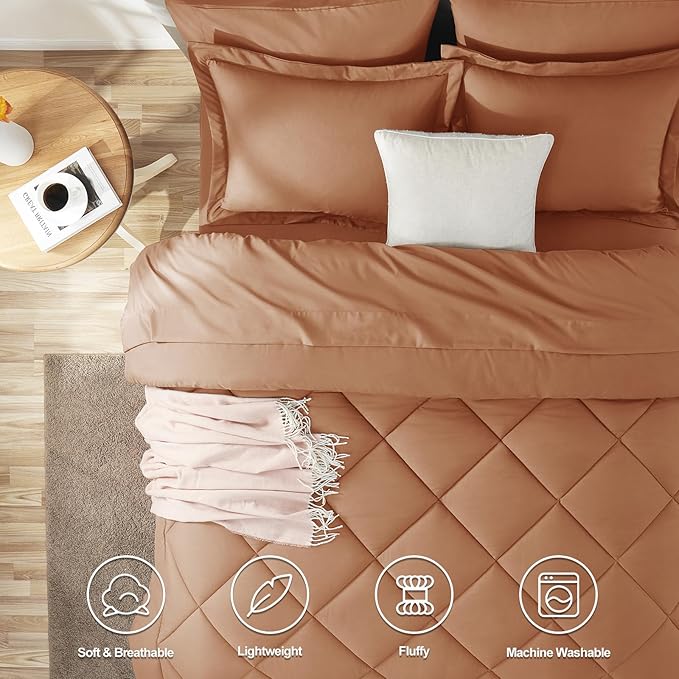 Down Alternative Comforter Set - King - 7 Piece