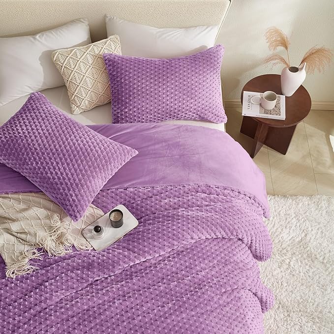 Flannel Comforter Set - Queen - 3 Piece
