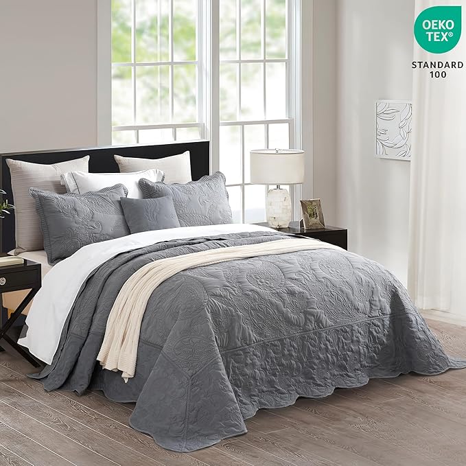 Microfiber Bedding Set - King - 5 Piece