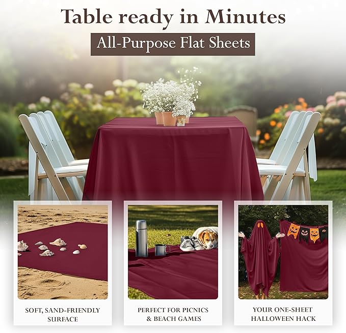Microfiber Flat Sheet - Queen