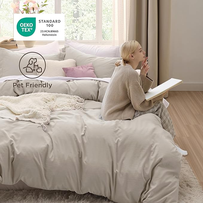 Linen Duvet Cover Set - Twin XL - 68 x 90 in - 2 Piece