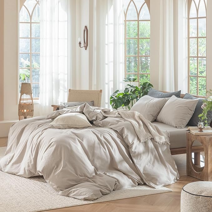 Linen Duvet Cover Set - King