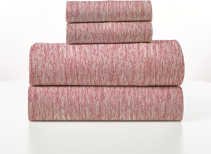 Jersey Bed Sheet Set - Full - 4 Piece