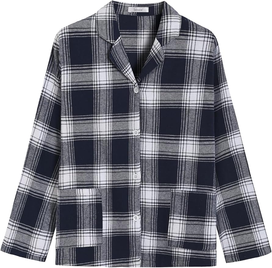 Women's Flannel Pajama Set - 2 Piece