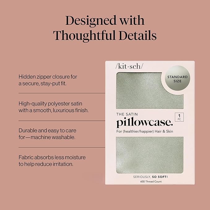 Satin Cooling Pillowcase - Queen