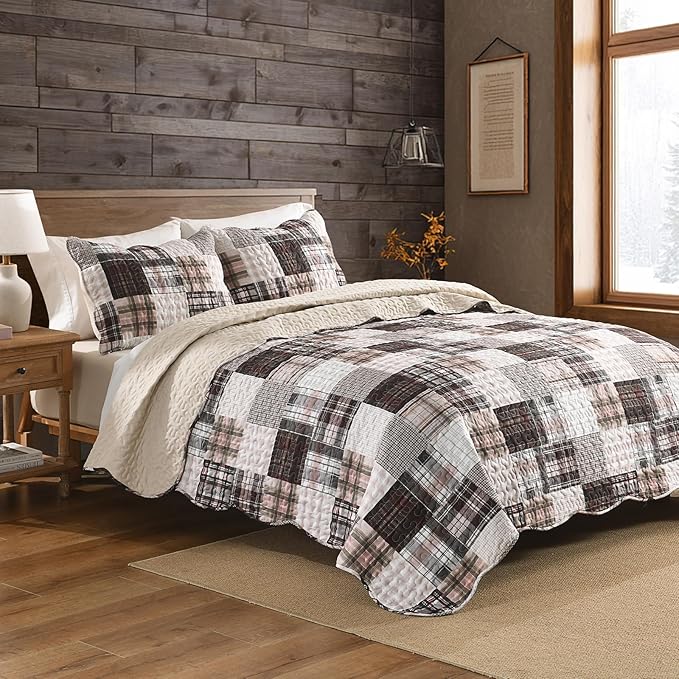 Microfiber Quilt Set - Twin - 2 Piece