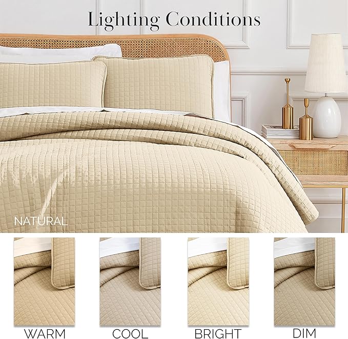 Microfiber Quilt Set - King
