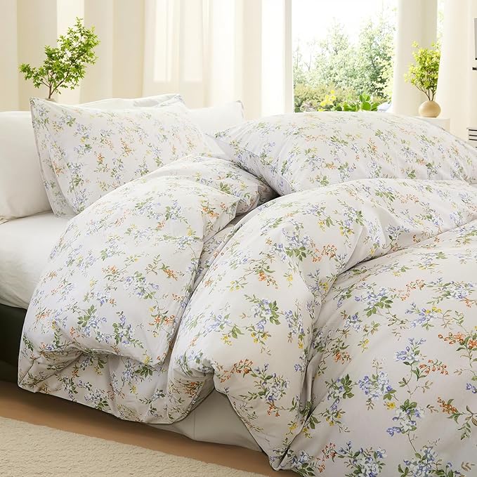 100% Cotton Duvet Cover Set - Queen - 3 Piece