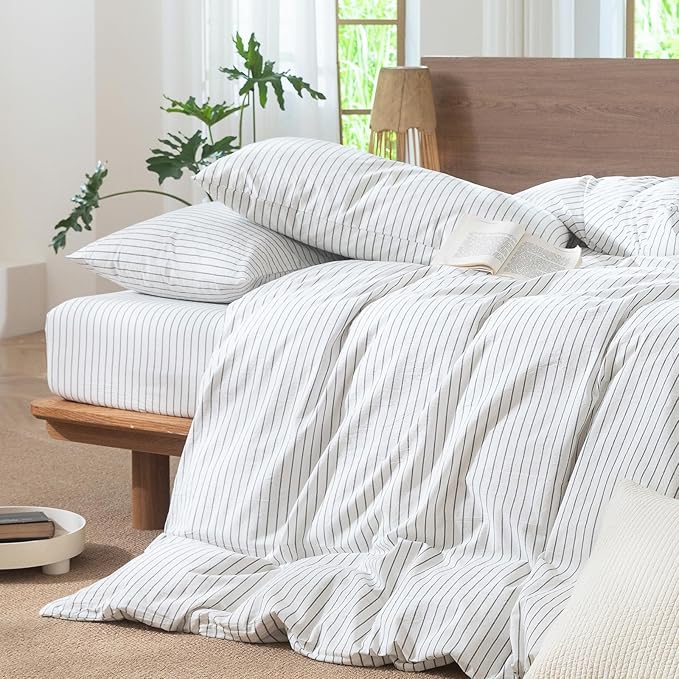 Linen Duvet Cover Set - Queen