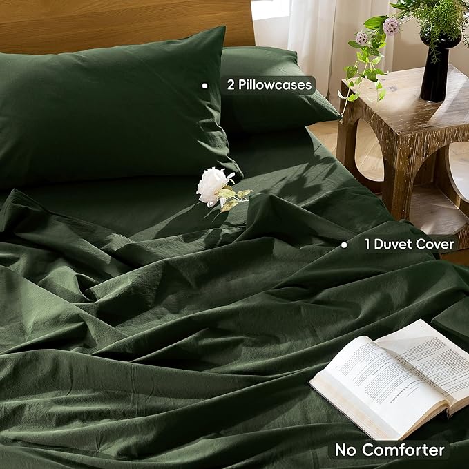 Linen Duvet Cover Set - King