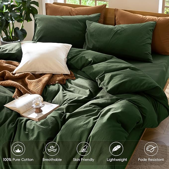 Linen Duvet Cover Set - King