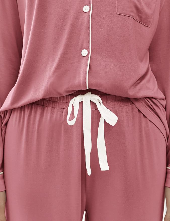 Women's Bamboo Cooling Pajama Set - Long Sleeve