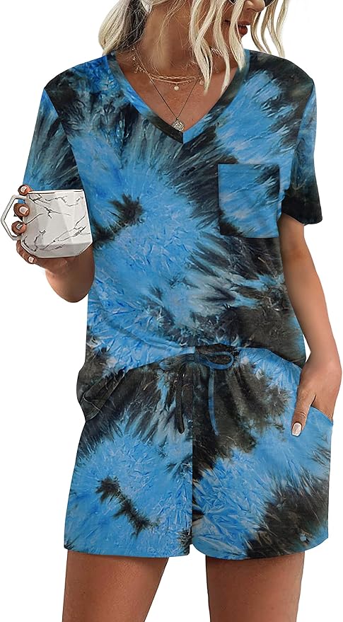 Women's Pajama Set - Short Sleeve - 2 Piece