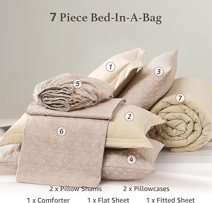Comforter Set - Full - 7 Piece