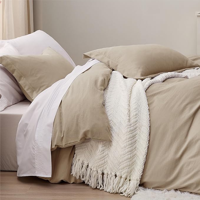 Duvet Cover Set - Full - 80 x 90 in - 3 Piece