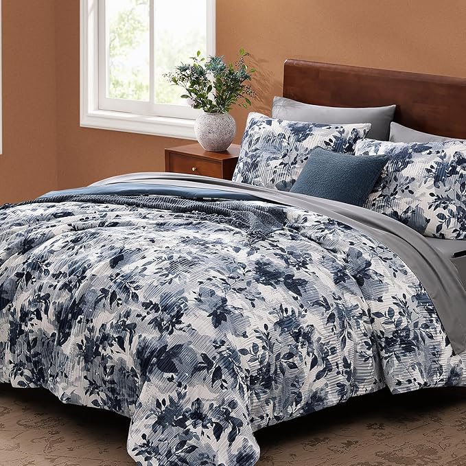 Velvet Comforter Set - Queen - 7 Piece