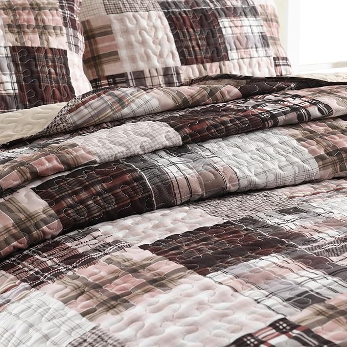 Microfiber Quilt Set - Twin - 2 Piece