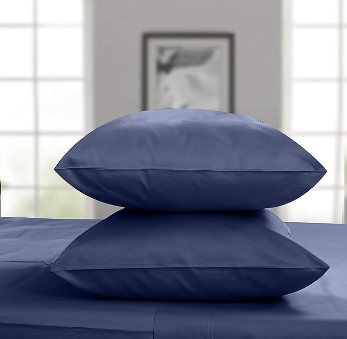 100% Cotton Pillowcase Set - King - 2 Piece
