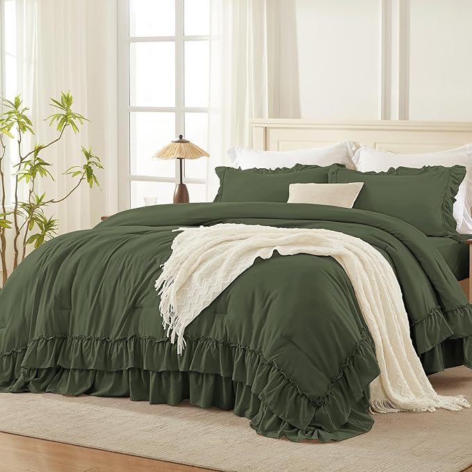 Microfiber Comforter Set - Queen - 90 x 90 in - 3 Piece