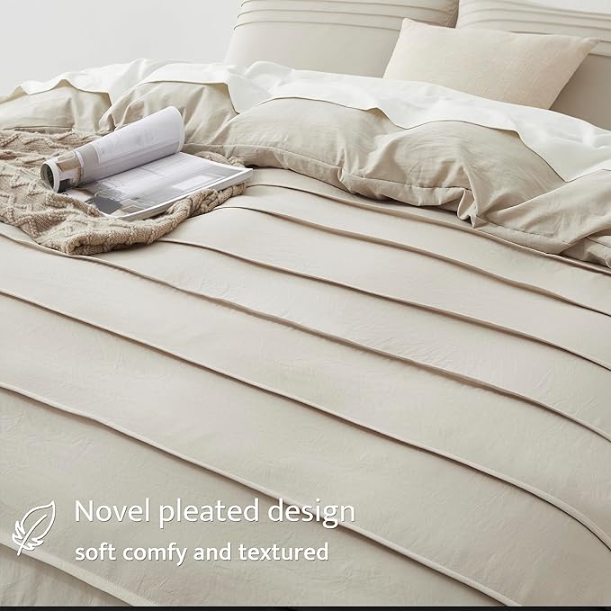 Linen Duvet Cover Set - Queen - 3 Piece