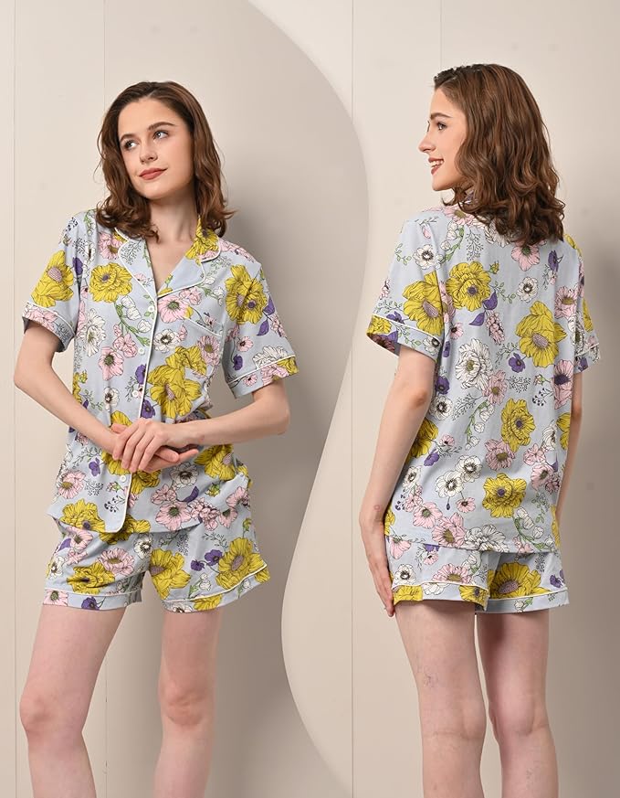 Women's 100% Cotton Pajama Set - 2 Piece