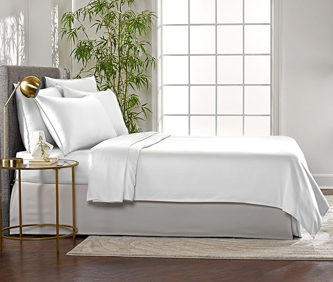 Bamboo Cooling Bed Sheet Set - King - 4 Piece