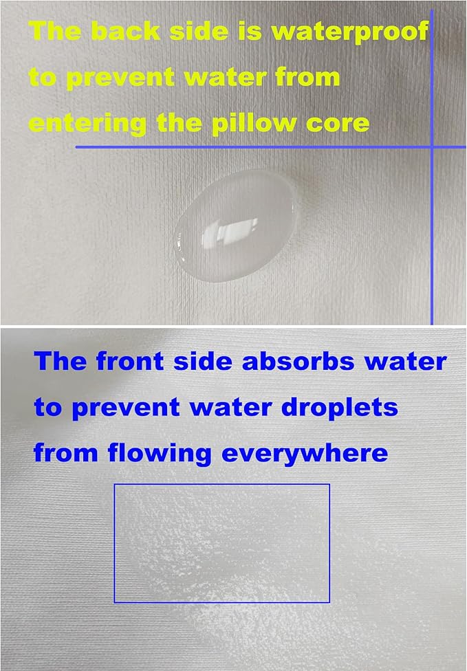 Waterproof Pillow Protector - Standard - 20 x 26 in - 6 Pack