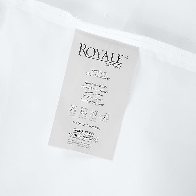 Microfiber Flat Sheet - Twin XL - 2 Pack