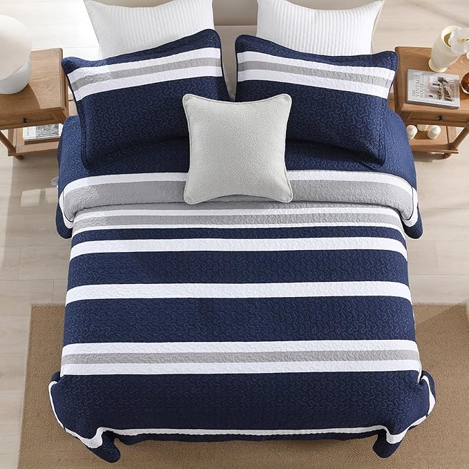 100% Cotton Bedding Set - California King - 3 Piece