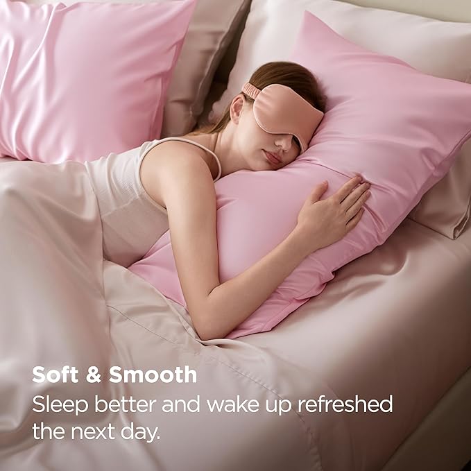 Satin Pillowcase Set - Queen - 20 x 30 in - 2 Piece
