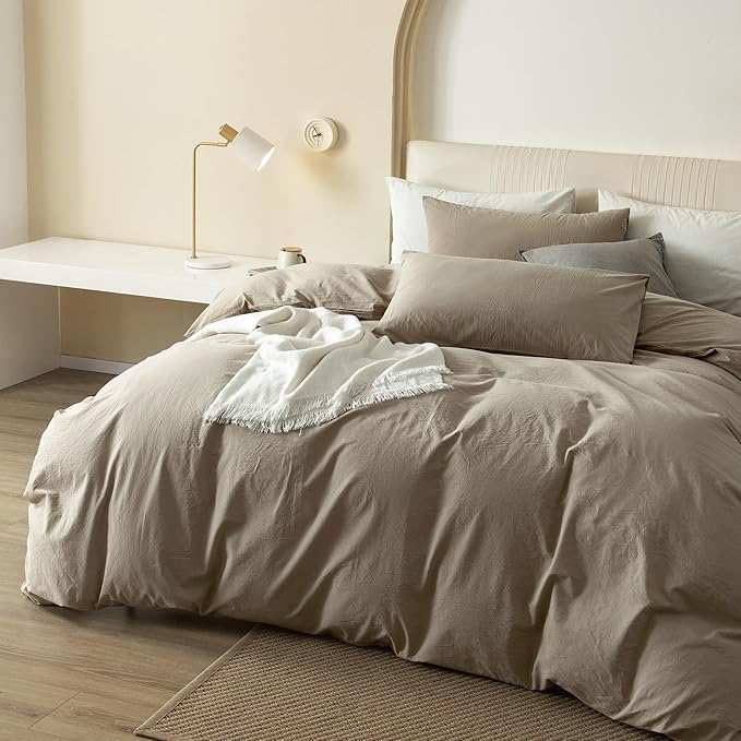Linen Duvet Cover Set - King - 108 x 98 in - 3 Piece