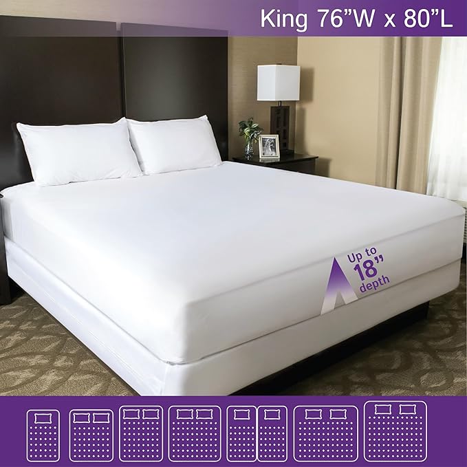 Waterproof Mattress Protector - King