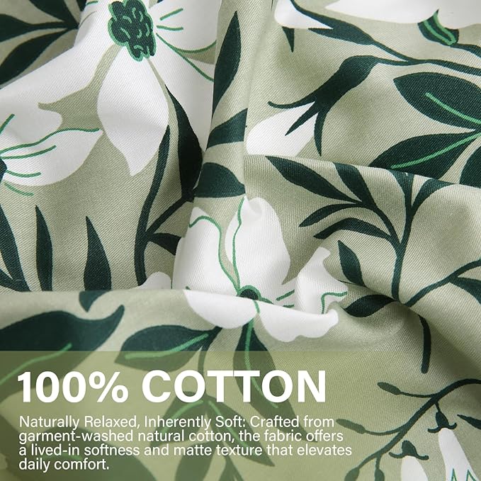 100% Cotton Duvet Cover Set - Queen - 3 Piece