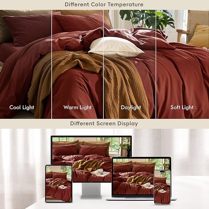 Linen Duvet Cover Set - Full