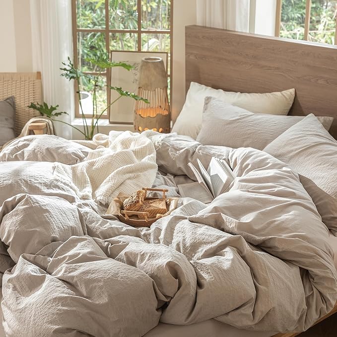 Linen Duvet Cover Set - King