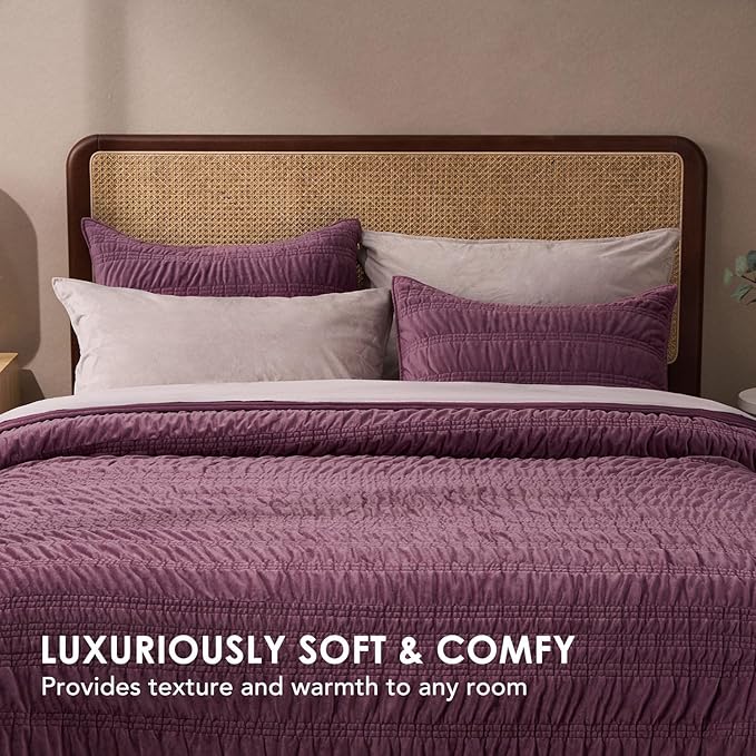 Velvet Quilt Set - King