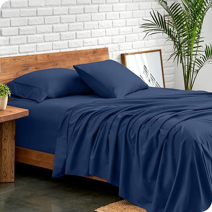 Microfiber Bed Sheet Set - Queen - 4 Piece