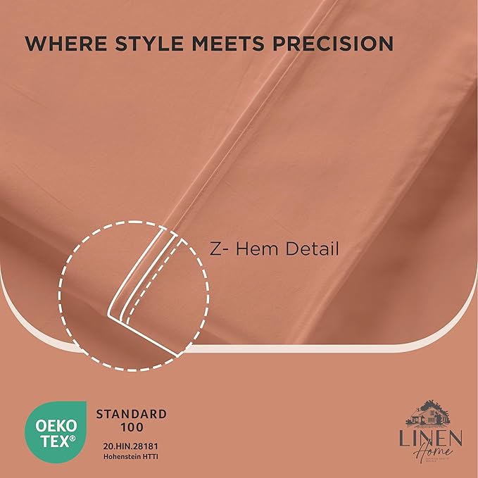 100% Cotton Pillowcase Set - King - 2 Piece