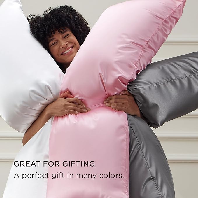 Satin Cooling Pillowcase - 20 x 54 in