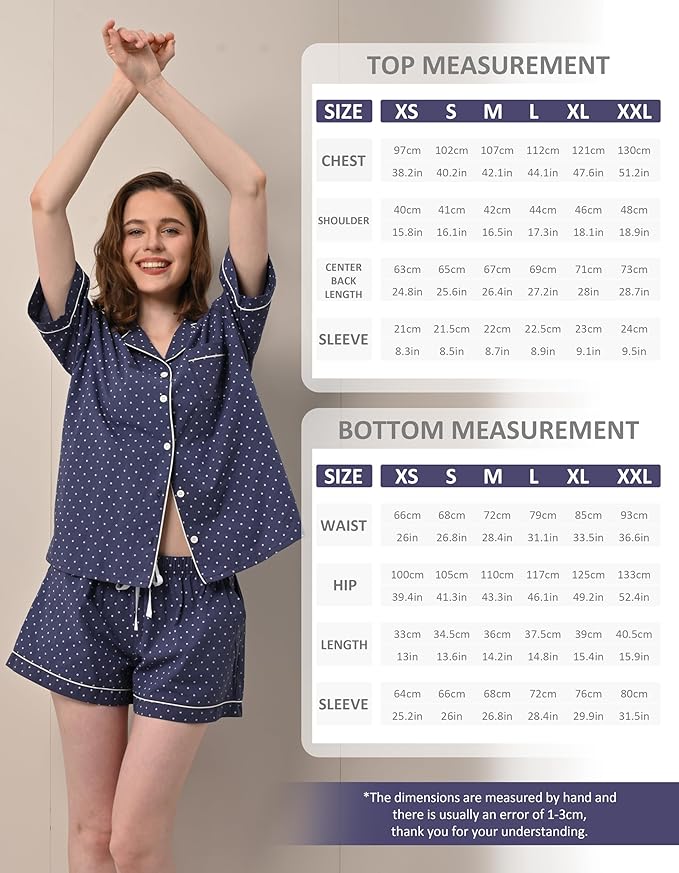 Women's 100% Cotton Pajama Set - 2 Piece