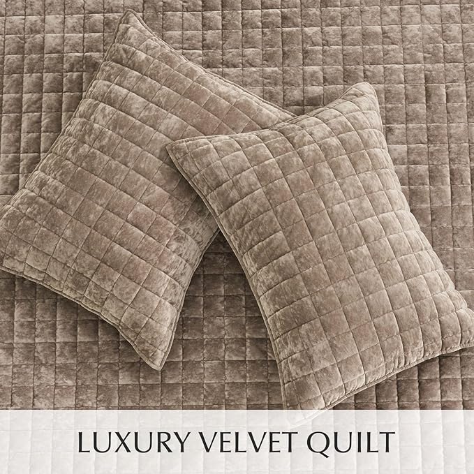 Velvet Quilt Set - King